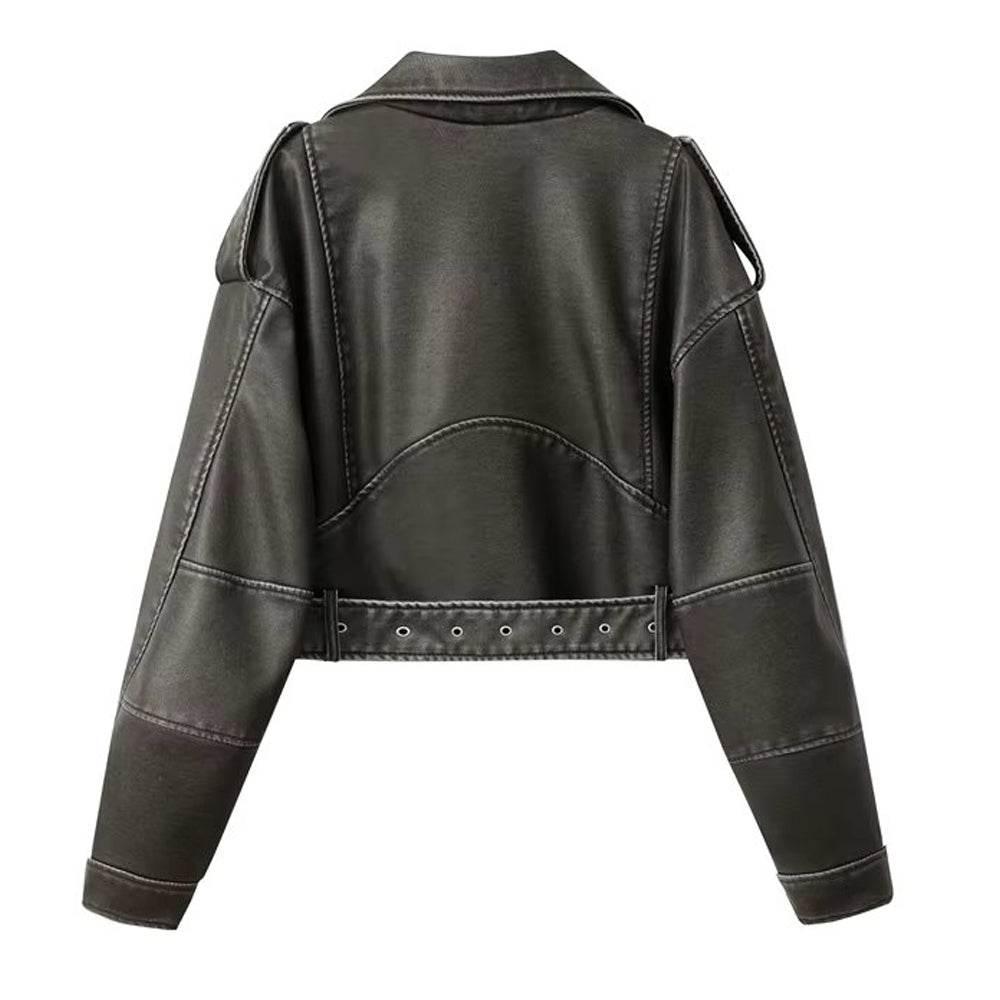 Womens Black Real Lambskin Leather Jacket