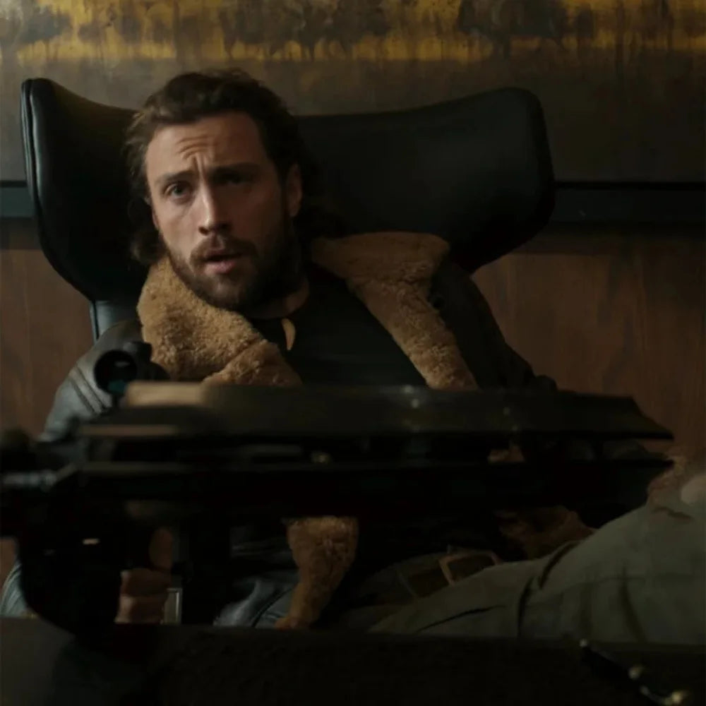 Aarn Taylor The Hunter Brown Shearling Jacket