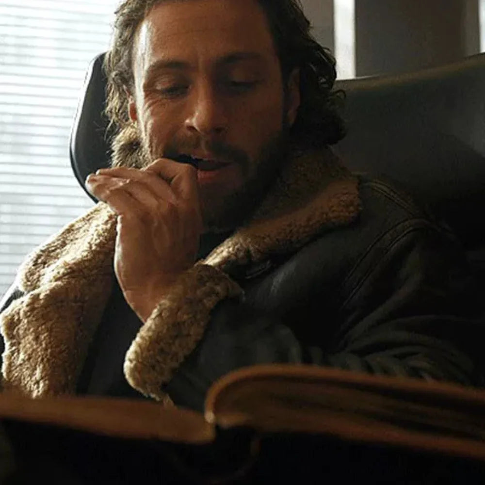 Aarn Taylor The Hunter Brown Shearling Jacket