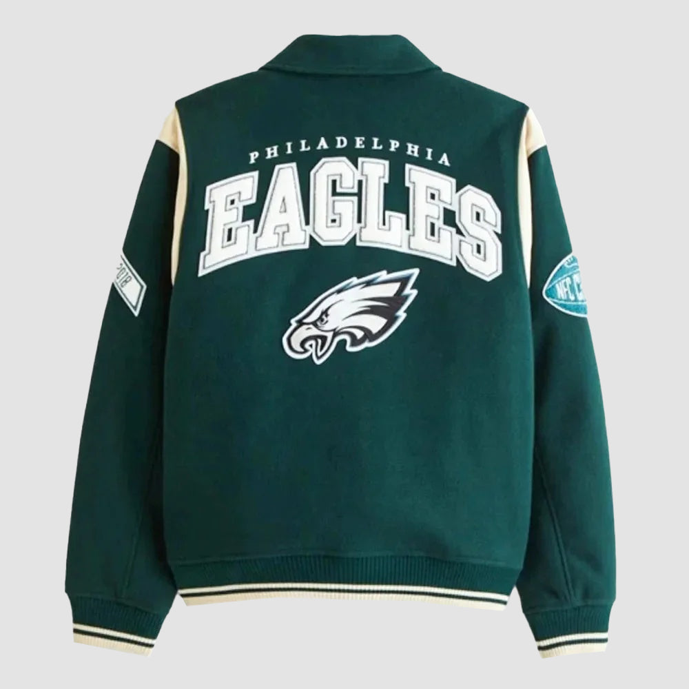Abercrombie-Eagles-Green-Varsity-Jacket