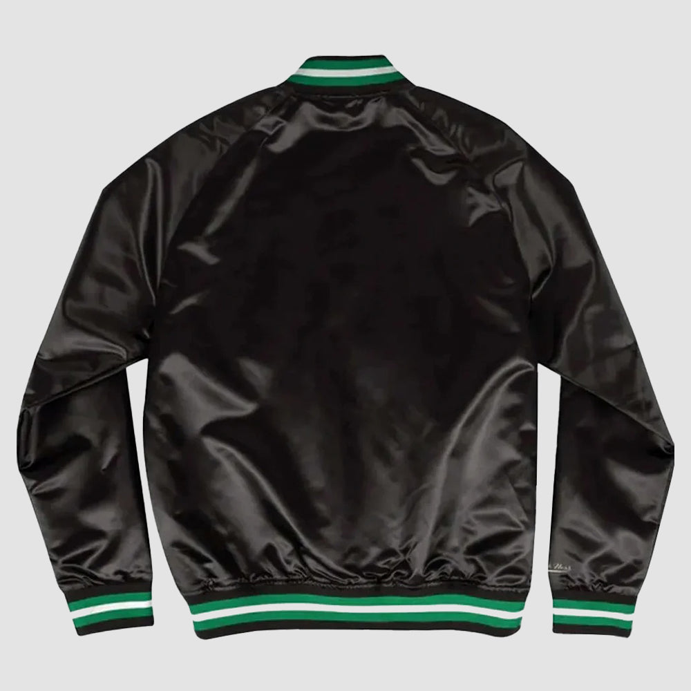 Black-Satin-Philadelphea-Eagles-Jacket-For-mens