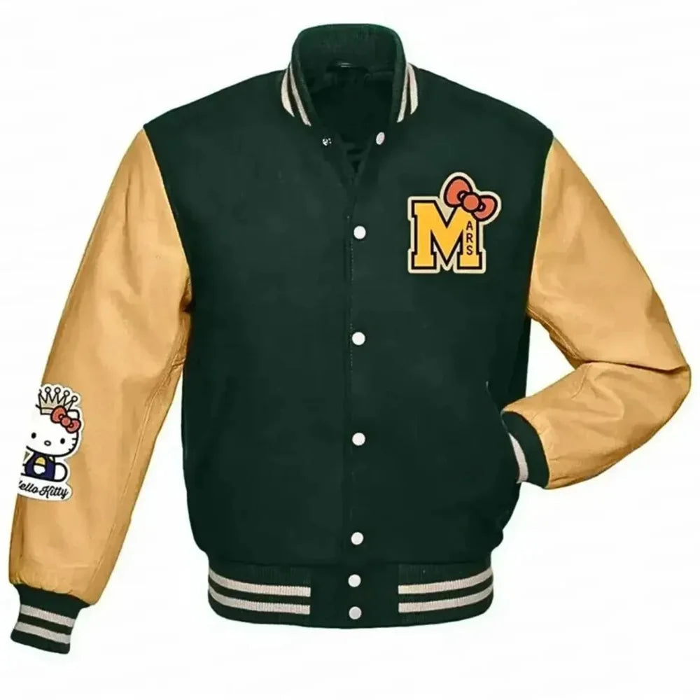 Hello Kitty Bruno Mars Varsity Jacket Unisex