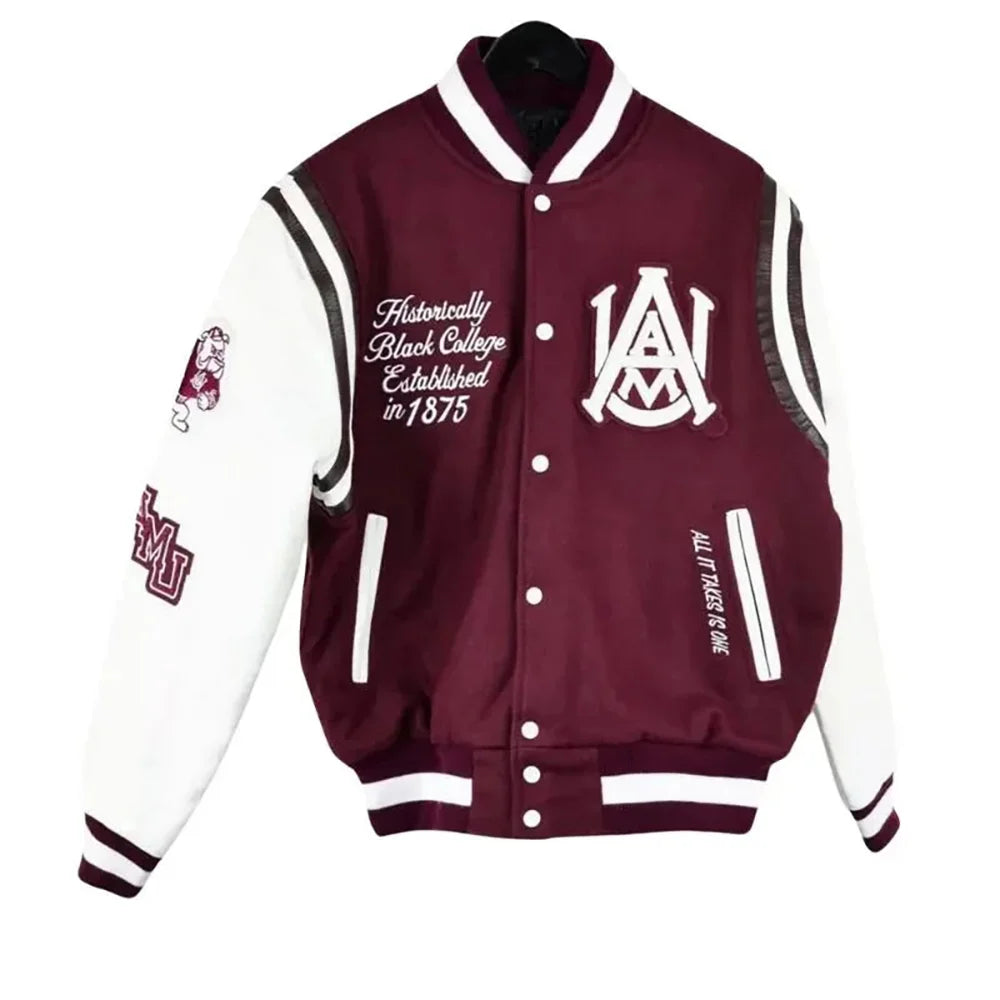 Alabama AM University Varsity Jacket- Perfect Blend of Legacy & Style