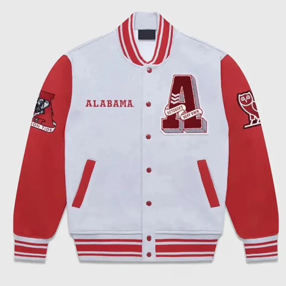 Alabama Crimson Tide OVO Varsity Jacket