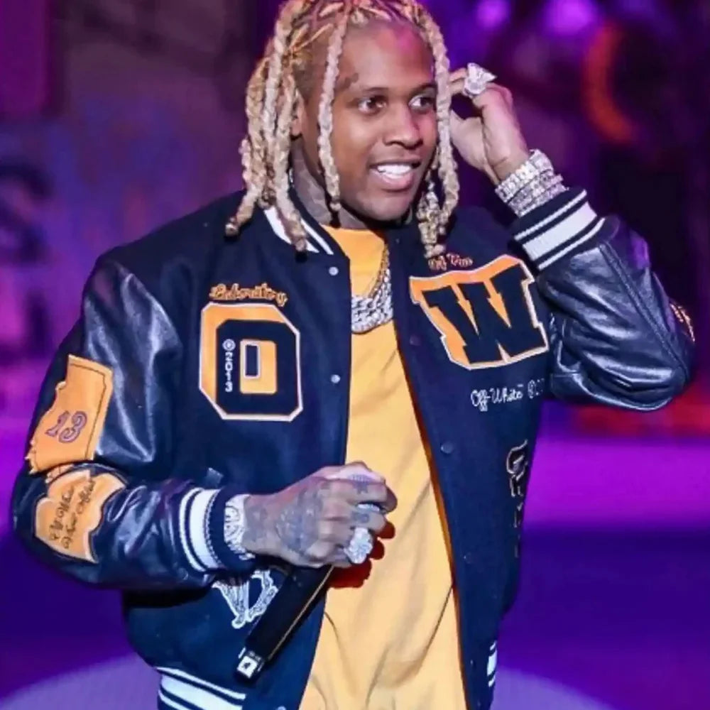 American Rapper Lil Durk Varsity Jacket