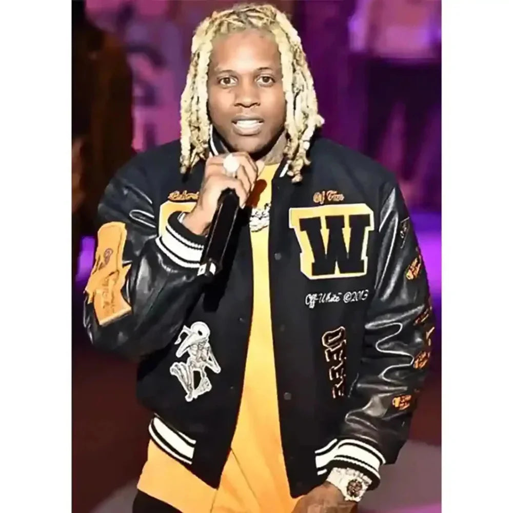 American Rapper Lil Durk Varsity Jacket